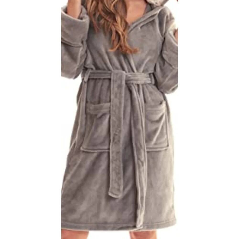 Etoile New York Luxury Velvet Robe New In Box - One Size - Gray — image 2 of 2